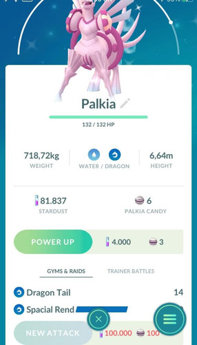 Pokemon shiny palkia p - palkia(o), t