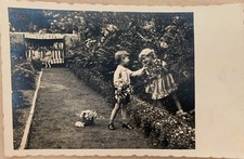 Cartolina Illustrata Bambini Innamorati viaggiata 1935