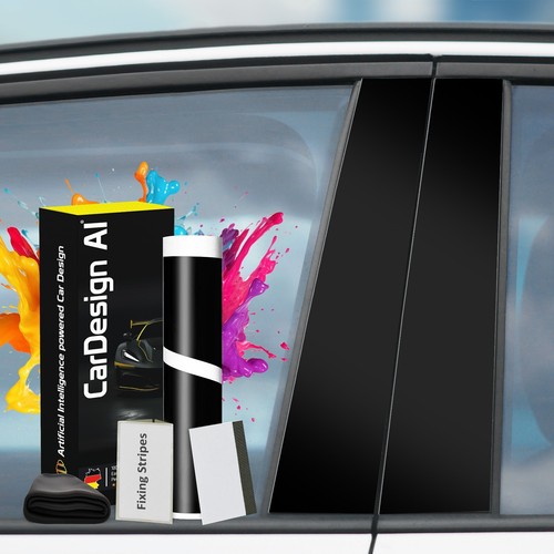 Decorazione nero lucido per - , vw