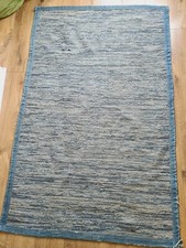 Tappeto denim vintage tessuto