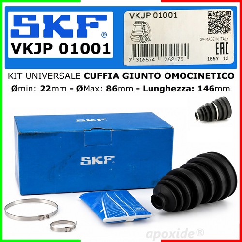 Skf vkjp 01001 kit completo - 01001★kit,