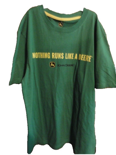 Camicia uomo john - deere, verde