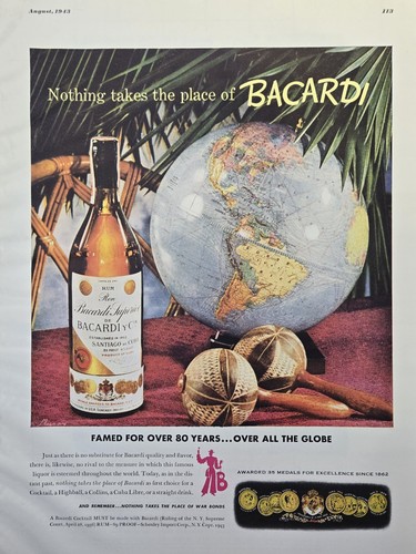 Bacardi rum maracas - bacardi,