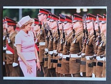 LADY DIANA REGGIMENTO PRINCIPESSA DEL GALLES ESERCITO INGLESE FOTO ORIGINALE