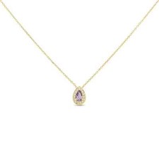 Collana punto luce - punto, ametista