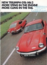 NUOVO TRIUMPH GT6 MK2, BROCHURE, 402/1268/UK. ENG.