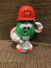 Green Retro M&Ms Firefighter
