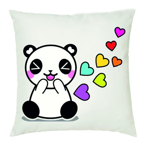 Cuscino disegno panda - cuscino,