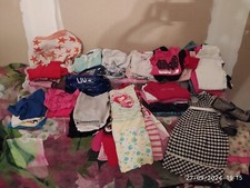 LOTTO ABBIGLIAMENTO ACCESSORI BAMBINI BAMBINA VESTITI 5/6 ANNI 52PZ MISTO