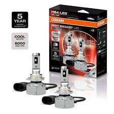 Coppia Lampadine LED HB4 Omologate Luce Bianca Luminosa Night Breaker Smart