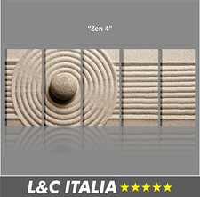 Zen 4 QUADRI MODERNI QUADRO ARREDO CENTRO BENESSERE SPA STAMPA TELA STONE PIETRE