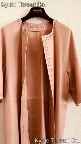 Cappotto pelle rosa yves - cappotto,