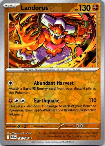 Landorus reverse holo rara - landorus, sv