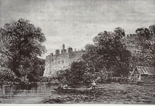 Warwick castle the river - warwick,