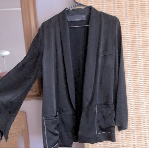 Blazer zara raso con - con, cuciture
