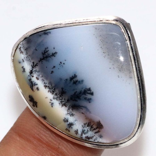 Anello opale dendritico