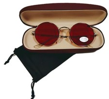 Occhiali da sole rotondi con