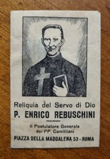 Reliquia P. Enrico Rebuschini - Camilliani - Reliquie Relic Santino RARO
