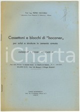 1938 Pietro VACCHELLI Cassettoni e blocchi di "Isocarver" - Il Cemento Armato