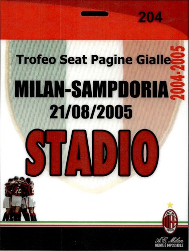 Pass calcio milan - pass,
