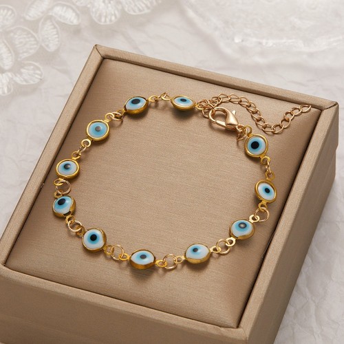 Bracciale trendy nazar amuleto - bracciale,