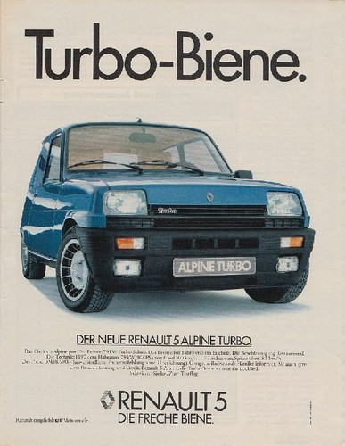 Renault alpine turbo - turbo,