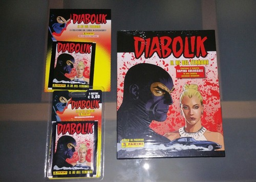 Diabolik album figurine - diabolik, panini