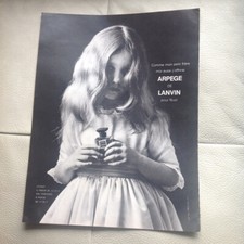 Pubblicità vintage Arpege de Lanvin