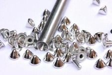 Punzone per applicazione manuale borchie cono ALTO diametro 8mm profondita' 6mm