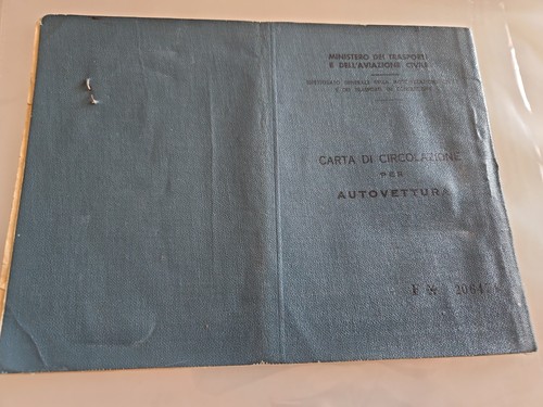 Carta circolazione epoca - carta,