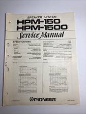 Pioneer HPM-150 /1500 Speakers