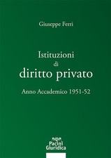 Giuseppe Ferri Istituzioni di