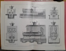 Vecchia stampa caldaia - vecchia,