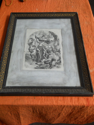 Stampa francese con cornice - stampa,