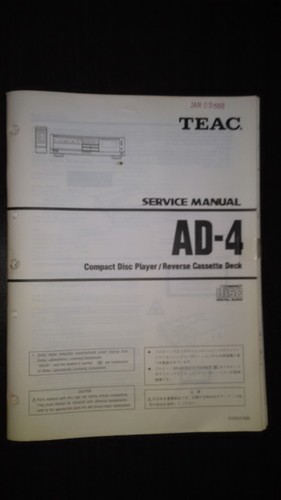 Teac manuale di - ad-4,