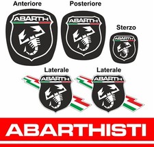 Abarth kit copriloghi adesivi - abarth,