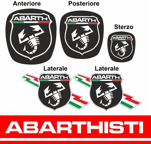 Abarth kit copriloghi - kit, adesivi