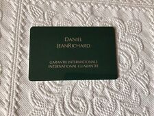 Card Garanzia Daniel JeanRichard 26008