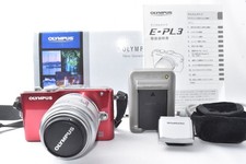 [EXC con scatola] OLYMPUS PEN Lite E-PL3 Silver / 14-42mm F3.5-5.6 - Red...