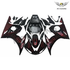 Carena nera fiamma rossa