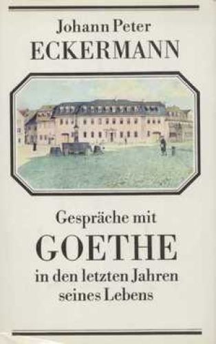 Buch gespräche mit goethe in - goethe,