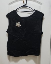 Canotta donna Zara nera crop