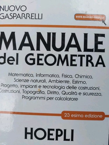 Manuale del geometra - del,