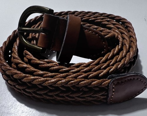 Cintura intrecciata marrone - cintura,
