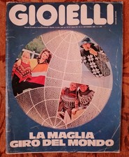 "GIOIELLI" RUSCONI EDITORE N.9 1980 LA MAGLIA GIRO DEL MONDO Sandra e Raimondo 
