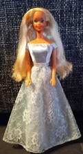 Barbie Mattel Sun Sensation #1390 anno 1991, con abito e capelli luccicanti