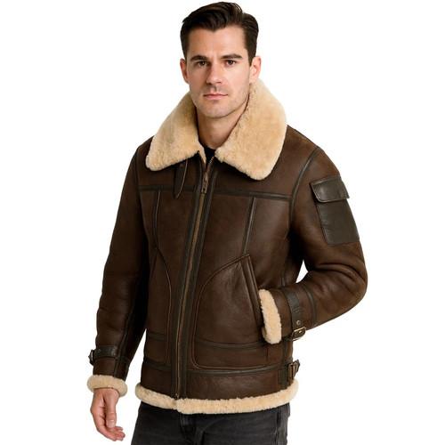 Giubbotto uomo marrone - , raf