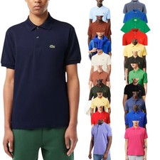Polo uomo Lacoste L1212 manica corta vestibilità classica cotone golf maglietta XS-4XL