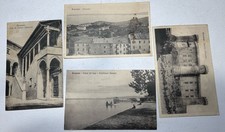 Cartoline Bracciano Panorama/lago/Castello FP. Viaggiate 1929