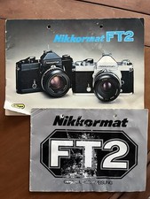 Nikon Nikkormat FT2 con Teleobiettivo Nikkor-Q Auto 200mm 1:4 Istruzioni